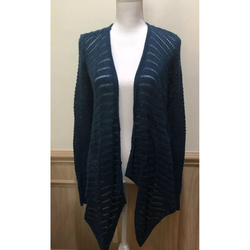 American Eagle Outfitters Sweater Cardigan ~ Teal ~ Size Small ~ Very Nice!